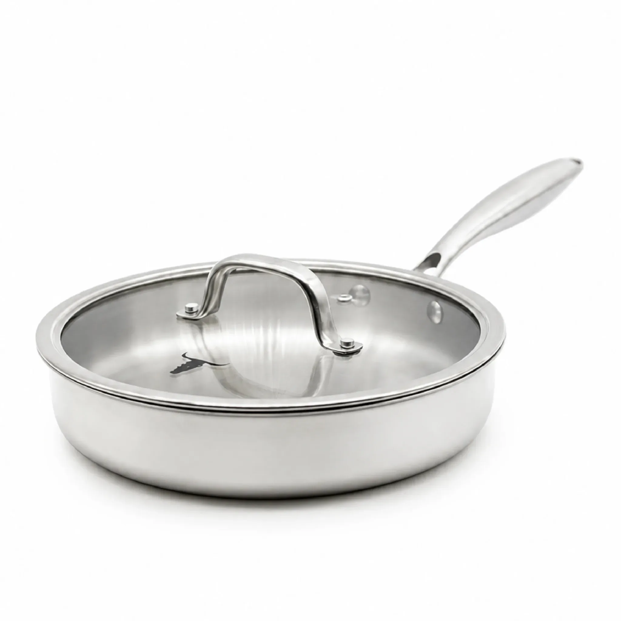 Sartén N24 Acero Inox con Tapa