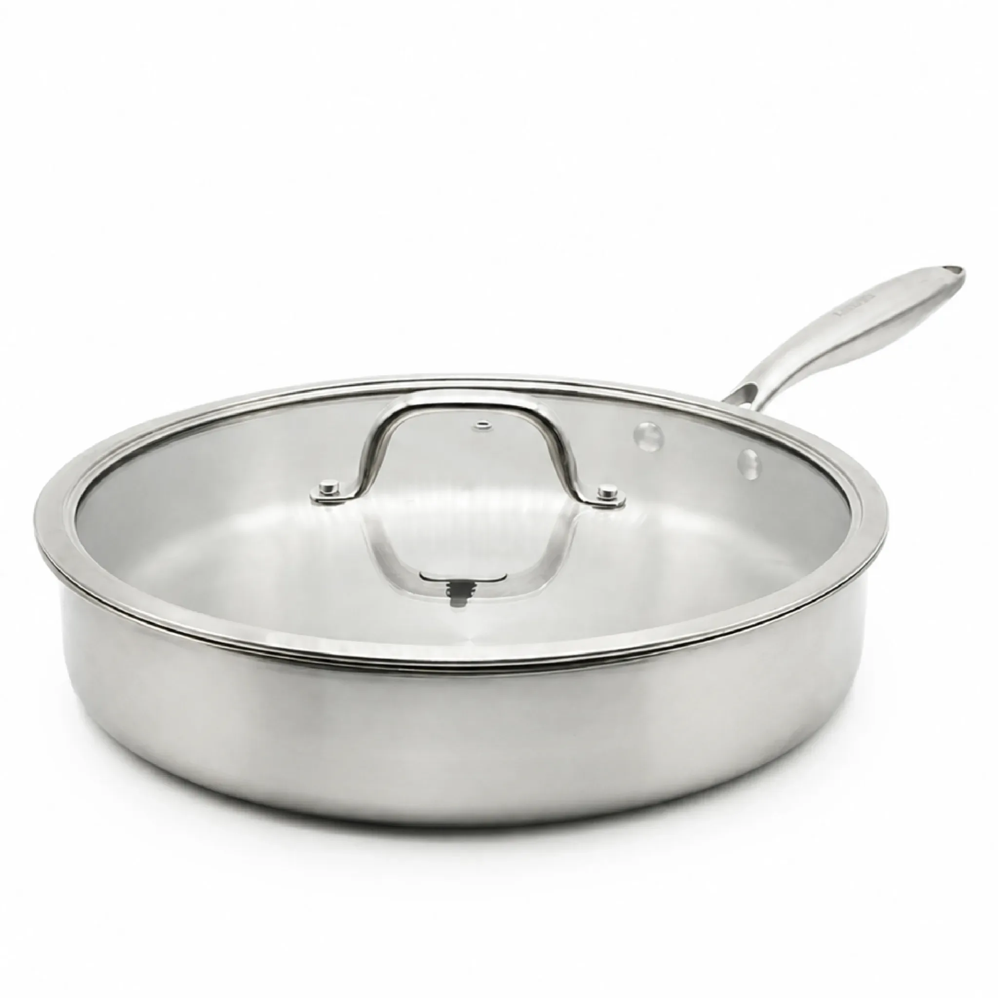 Sartén N30 Acero Inox con Tapa