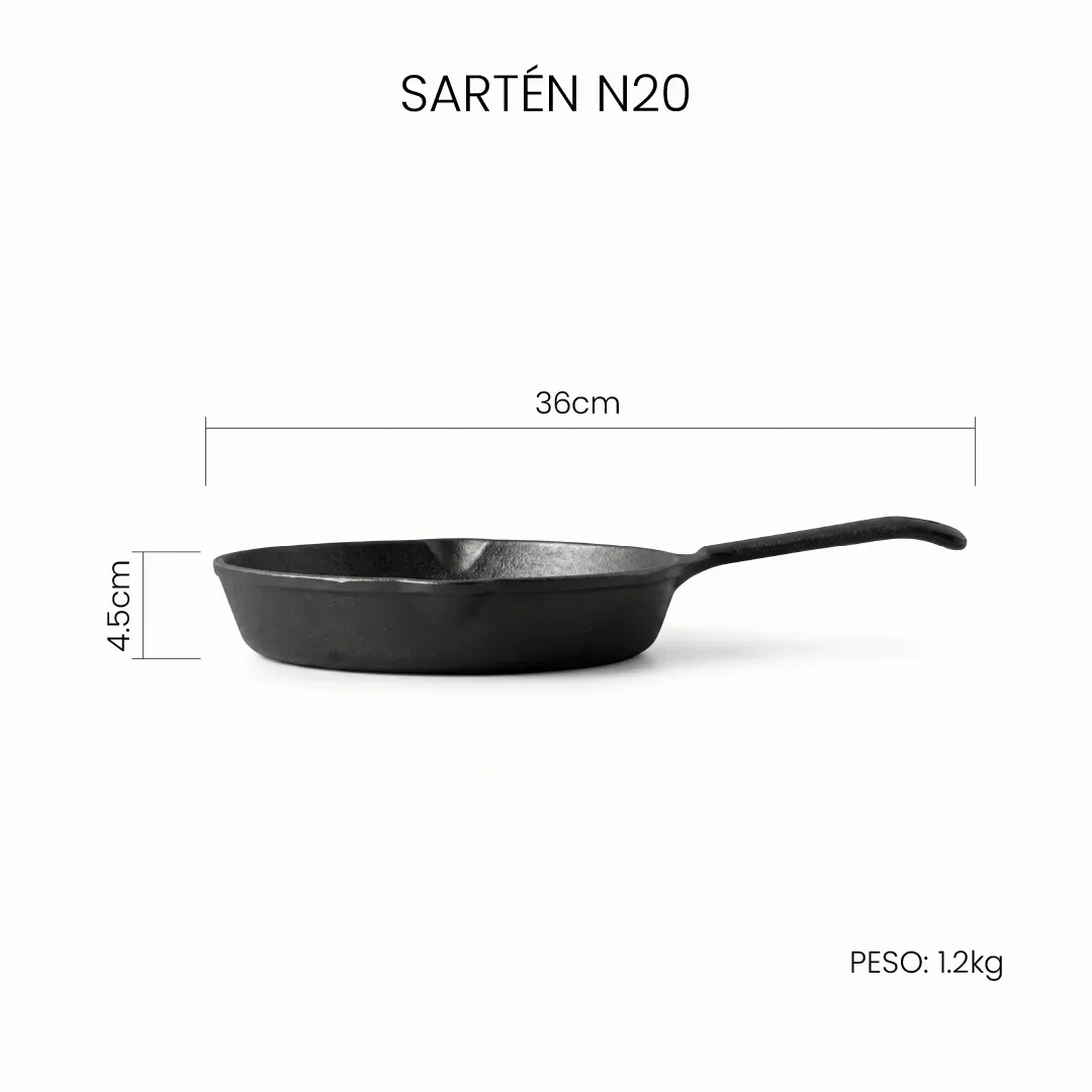 Sartén N20 | Hierro Fundido